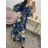 Šaty dlhé elegantné skladané s opaskom dlhý rukáv dámske (S/M ONE SIZE) TALIANSKA MÓDA IMWGS223259
