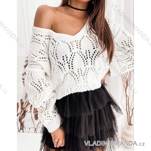Sveter dlhý rukáv dámske (S/M ONE SIZE) TALIANSKA MÓDA IMWAA223305