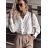 Košeľa dlhý rukáv dámska (S/M ONE SIZE) TALIANSKA MÓDA IMWGS223320