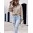 Košeľa dlhý rukáv dámska (S/M ONE SIZE) TALIANSKA MÓDA IMWGS223320
