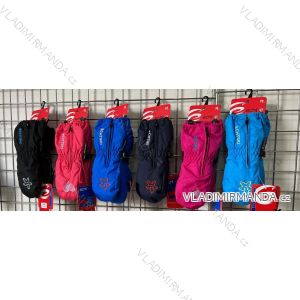 Rukavice palčiaky šusťákové lyžiarske detské dievčenské a chlapčenské (2-5 rokov) ECHT ECHT22C065