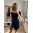 Šaty elegantné carmen krátké bez rukávov dámske (S/M ONE SIZE) TALIANSKA MóDA IM322308
