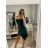 Šaty elegantné carmen krátké bez rukávov dámske (S/M ONE SIZE) TALIANSKA MóDA IM322308/DR