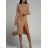 Šaty teplé dlhý rukáv dámske (S/M/L ONE SIZE) TALIANSKA MóDA IMD22887