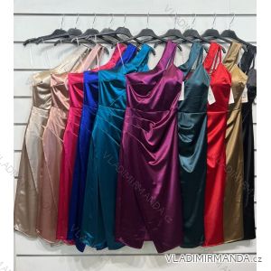 Šaty elegantné bez rukávov dámske (S/M ONE SIZE) TALIANSKA MÓDA IMPSH225137A