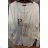 Šaty mikinové dlhý rukáv dámske (M/L/XL ONE SIZE) TALIANSKA MODA IMB22200