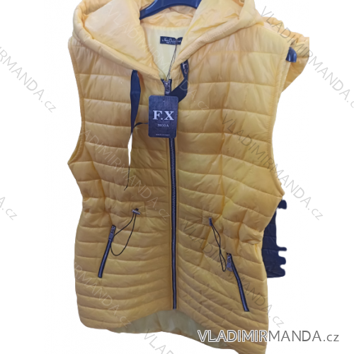 Vesta s kapucňou bez rukávu dámska (S/M ONE SIZE) TALIANSKA MóDA IM322400