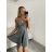 Šaty elegantní třpytivé carmen dámské (S/M ONE SIZE) ITALSKá MóDA IM322337
