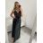 Šaty elegantné spoločenské dlhé na ramienka dámske (S/M ONE SIZE) TALIANSKA MóDA IMM22LS38095
