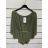 Tunika/blúzka dlhý rukáv dámsky (S/M ONE SIZE) TALIANSKA MÓDA IMPSH22697