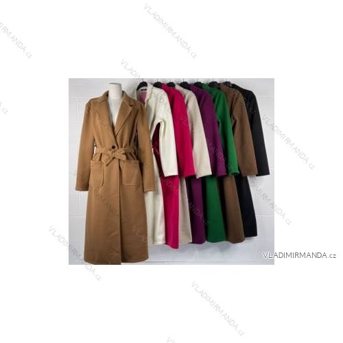 Kabát dlhý rukáv dámske (S/M ONE SIZE) TALIANSKA MÓDA IMPBB22P22133