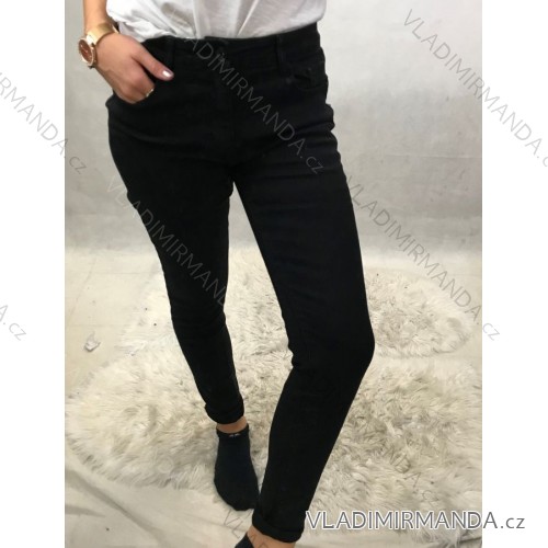 Džiny push-up středně vysoký pas (vel. 38-46) BB. S JEANS MAM20S5782/DR 38 čierna