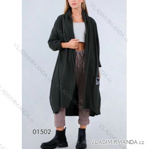 Cardigan bavlnený dlhý rukáv dámsky (S/M ONE SIZE) TALIANSKA MÓDA IMPLI2201502