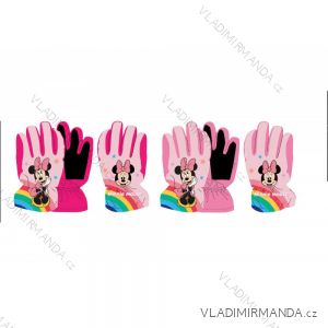 Rukavice lyžiarske prstové mínnie mouse detské dievčenské (3-8 rokov) SETINO MIN-A-GLOVES-150