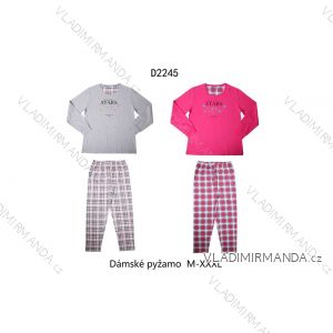 Pyžamo dlhé dlhý rukáv dámske (M-3XL) D2245