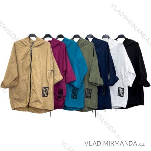 Bunda slabá predĺžená dlhý rukáv dámska (S/M ONE SIZE) TALIANSKA MÓDA IMPLM22346280012