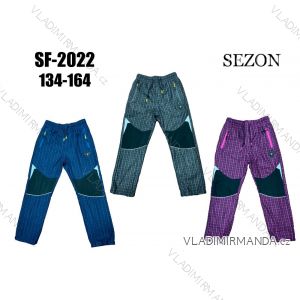 Kalhoty outdoorové zateplené fleecem dorost dívčí a chlapecké (134-164) SEZON SEZ22SF-2022