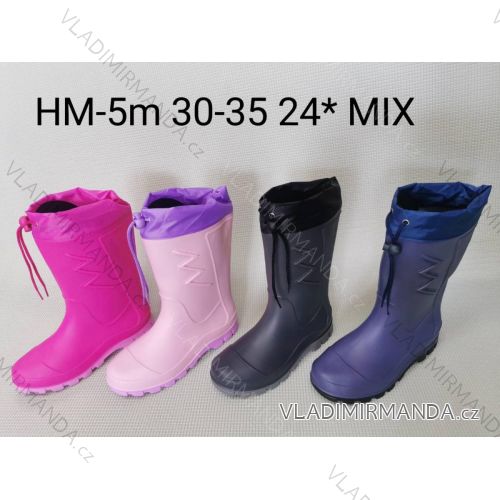 Čižmy gumáky detské dorast dievčenské a chlapčenské (30-35) FSHOES OBUV OBF22HM-5m