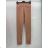 Legíny koženkové teplé dlouhé dámské (S-M-L-XL) ITALSKÁ MÓDA IMM223070-2/DR čierna L