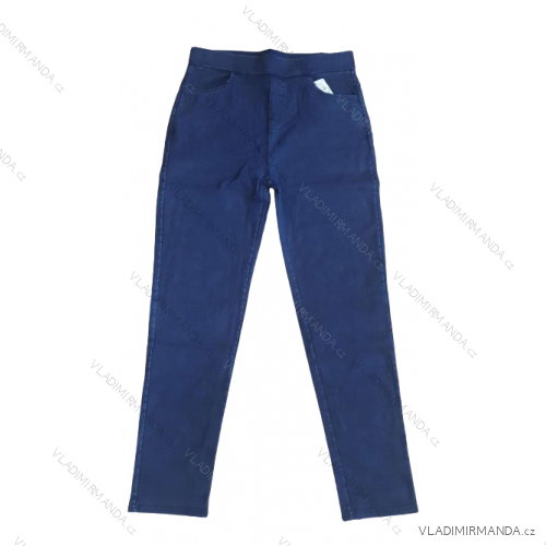 Nohavice džegíny elastické dámske nadrozmerné (L/XL-4XL/5XL) SAL SMILING SAL22AM3006/DR <p>modrá</p> 2XL/3XL