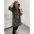 Cardigan mikina na zip s kapucňou dámsky maskáč (L/XL/2XL) TALIANSKÁ MÓDA IM520043