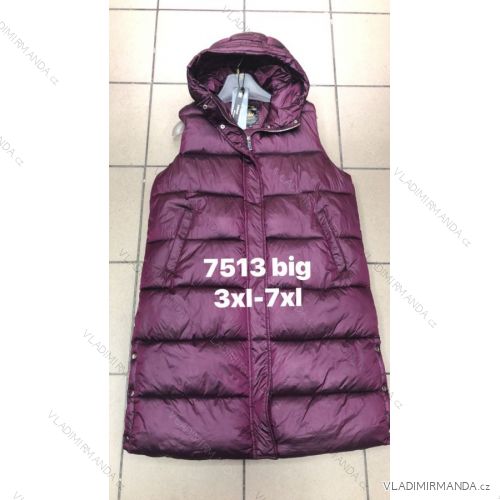 Vesta s kapucňou dámska nadrozmer (3XL-7XL) LIBLAND LIB227513