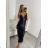 Šaty letné dlhé na ramienka dámske (S/M ONE SIZE) TALIANSKA MÓDA IMPBB22B23820 ružová S/M
