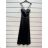 Šaty dlhé spoločenské na ramienka dámske (S/M ONE SIZE) TALIANSKA MÓDA IMPSH246456 biela S/M