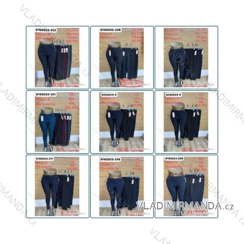 Legíny teplé dlhé dámske nadrozmer (5XL-9XL) FYVFASHION FYV22KATALÓG