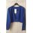 Bolerko dlhý rukáv dámsky (S / M / L ONE SIZE) TALIANSKÁ MÓDA IM322203/DR <p>modrá kráľovská</p> M / L