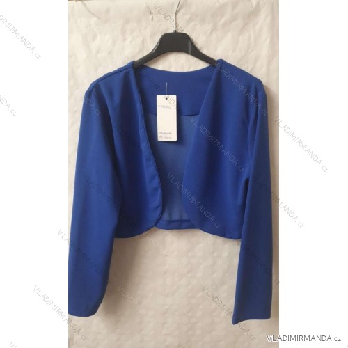 Bolerko dlhý rukáv dámsky (S / M / L ONE SIZE) TALIANSKÁ MÓDA IM322203/DR <p>modrá kráľovská</p> M / L