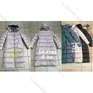 Kabát zimný s kapucňou dámsky nadrozmer (3XL-7XL) LIBLAND LIB22LD-7767BIG
