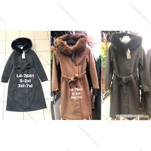 Kabát flaušový s podšívkou s kapucňou dámsky (S-2XL) LIBLAND LIB22LD-7661