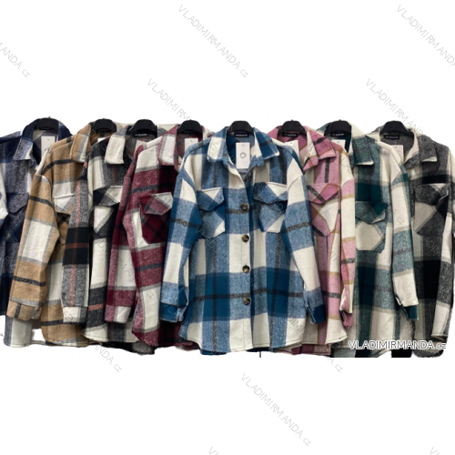 Kabátik dlhý rukáv dámske nadrozmer (XL/2XL ONE SIZE) TALIANSKA MÓDA IMC22789