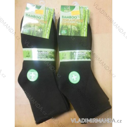 Ponožky teplé thermo zdravotné bambusové dámske (35-42) AMZF PB-5402