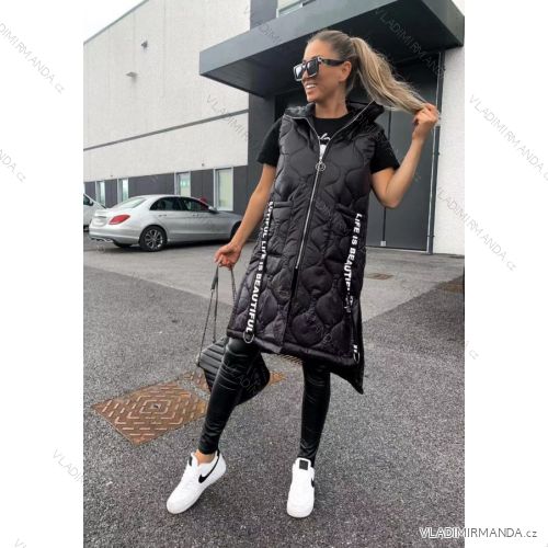 Mikina s kapucňou dlhý rukáv dámska (S/M ONE SIZE) TALIANSKA MÓDA IMPLI2230873/01