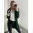 Cardigan pletený dlhý rukáv dámsky (S/M/L ONE SIZE) TALIANSKA MÓDA IM4221044/DR M / L ružová