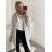 Cardigan pletený dlhý rukáv dámsky (S/M/L ONE SIZE) TALIANSKA MÓDA IM4221044/DR M / L ružová