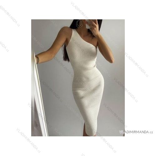 Šaty elegantné bez rukávov dámske (S/M ONE SIZE) TALIANSKA MÓDA IMPBB22Y22781