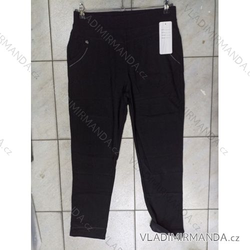 Kalhoty elastické dlhé dámske nadrozmer (2XL-8XL) POĽSKÁ MÓDA MIE22Z-20084