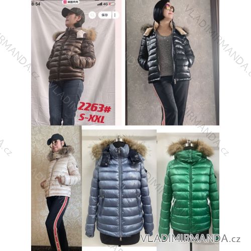 Bunda s kapucňou zimná dámska (S-2XL) TALIANSKA MODA IMPPA222263