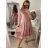 Šaty elegantné spoločenské dlhý rukáv dámske (S/M ONE SIZE) TALIANSKA MóDA IM322282 vínová S/M