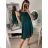 Šaty elegantné na ramienka dámske (S/M ONE SIZE) TALIANSKA MÓDA IMPBR22H3104-Z1 béžová S/M