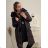 Kabát parka s kapucňou dámsky nadrozmer (3XL-6XL) LIBLAND LIB22LD-7643BIG