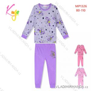 Pyžamo dlhé dojčenské detské dievčenské (80-110) KUGO MP1326
