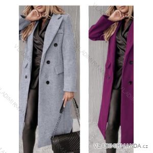 Kabát flaušový dámsky (S/M ONE SIZE) TALIANSKA MÓDA IMWB22347