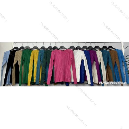 Tričko dlhý rukáv dámsky (S / M ONE SIZE) TALIANSKÁ MÓDA IMWAA223627