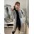 Cardigan pletený dlhý rukáv dámsky (S/M/L ONE SIZE) TALIANSKA MÓDA IM4221044/DR M / L ružová
