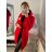 Cardigan pletený dlhý rukáv dámsky (S/M/L ONE SIZE) TALIANSKA MÓDA IM4221044/DR M / L ružová