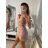 Šaty elegantné spoločenské na ramienka dámske (S/M ONE SIZE) TALIANSKA MÓDA IMM22ls20784/DR ružová S/M